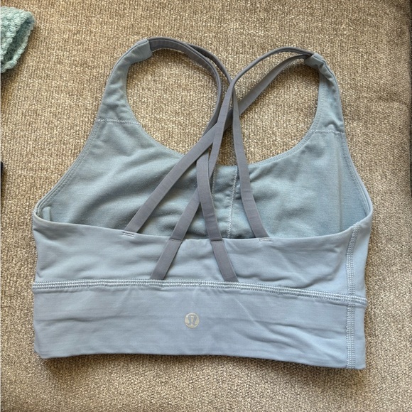 Lululemon energy bra in blue linen - Picture 3 of 4